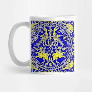 heraldry royal and gold Mug